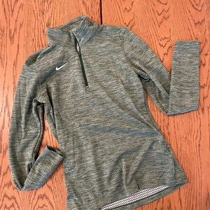 Nike Green Long Sleeve Athletic Shirt